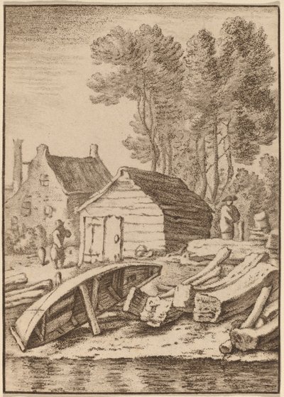Werft, 1761, veröffentlicht 1765 von Cornelis Ploos van Amstel