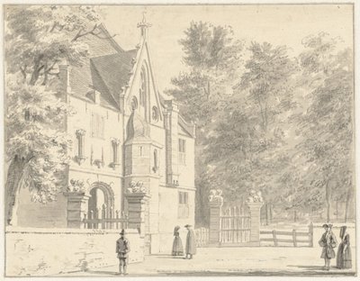 Hinterer Teil der Grote Kerk in Edam von Cornelis Pronk