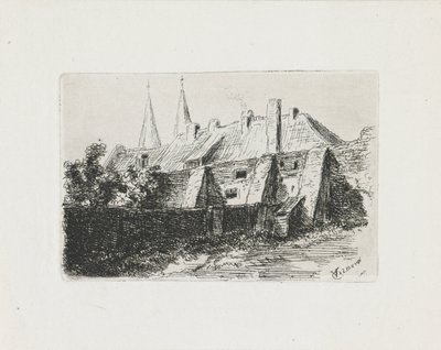 Drei hohe Bäume von Cornelis Steffelaar