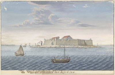 Das Fort Hammenhiel auf Ceylon von Cornelis Steiger