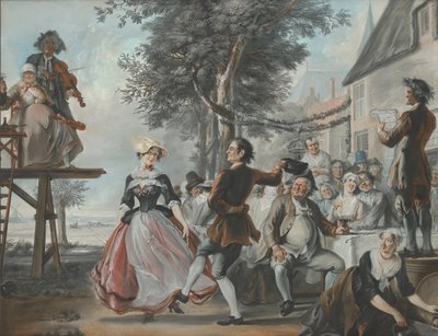 Die Hochzeit von Kloris und Roosje von Cornelis Troost