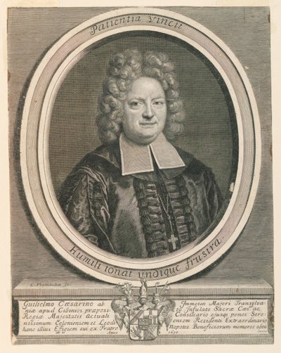 Porträt von Guilielmo Caesarino von Cornelis Vermeulen