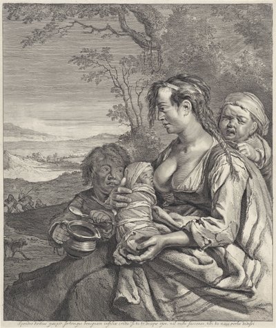 Heidin (Spondeo divitius pauper (...) verba dedissi) von Cornelis Visscher (II)