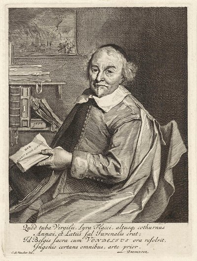 Joost van den Vondel, veröffentlicht 1657 von Cornelis Visscher