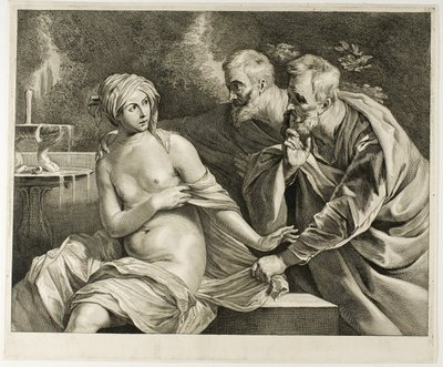 Susanna und die Ältesten, aus Kabinett Reynst von Cornelis Visscher
