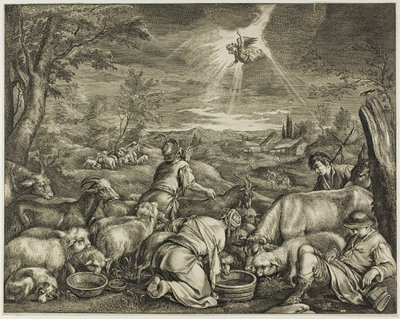 Abrahams Abreise nach Sichem, aus dem Cabinet Reynst von Cornelis Visscher
