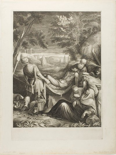 Die Grablegung von Cornelis Visscher