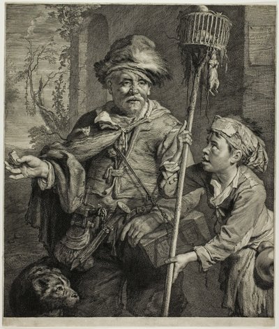 Der Rattenfänger von Cornelis Visscher