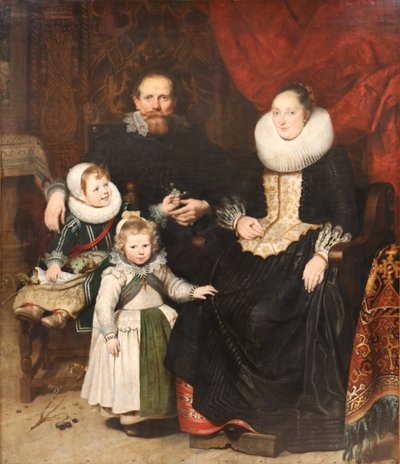 Selbstporträt mit Familie von Cornelis de Vos