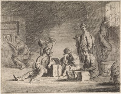 Gefangene im Kerker von Cornelis de Wael