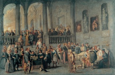 Die Kranken besuchen von Cornelis de Wael