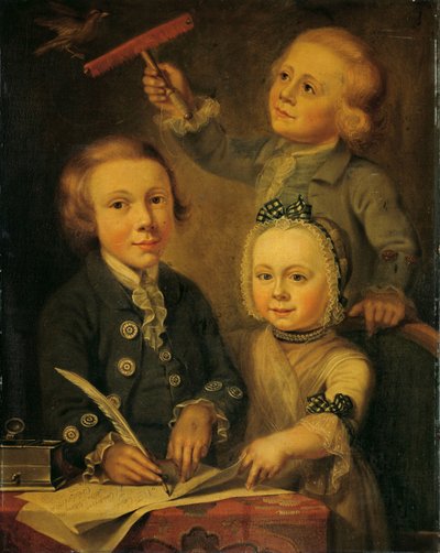 Porträt der Kinder von Barend Goudriaan von Cornelis van Cuylenburgh (II)
