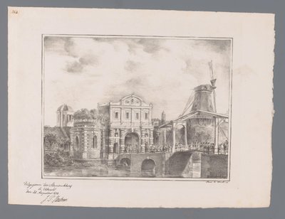 Catharijnepoort in Utrecht von Cornelis van Hardenbergh