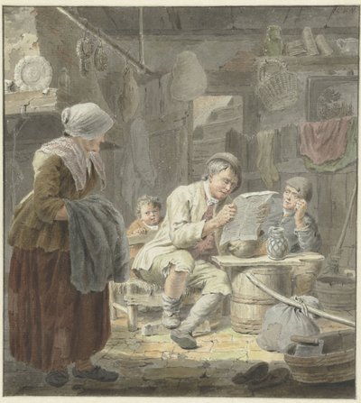 Der Zeitungsleser von Cornelis van Noorde