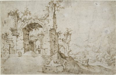 Ruinenlandschaft von Cornelis van Poelenburch