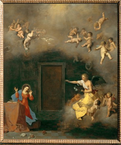 Verkündigung von Cornelis van Poelenburgh or Poelenburch