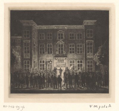 Begräbnis der Delfter Akademie, 30. Juni 1864 von Cornelis van der Griendt