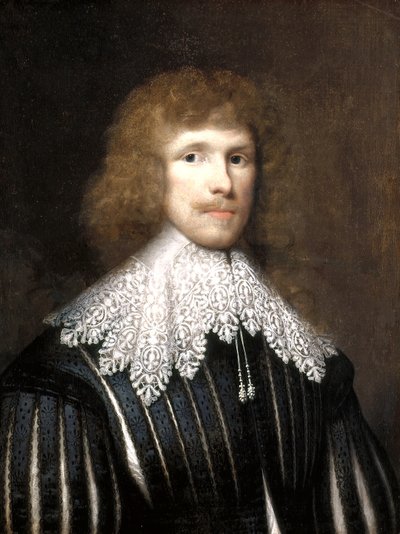 Porträt von Lucius Carey, zweiter Viscount Falkland von Cornelius Janssen van Ceulen