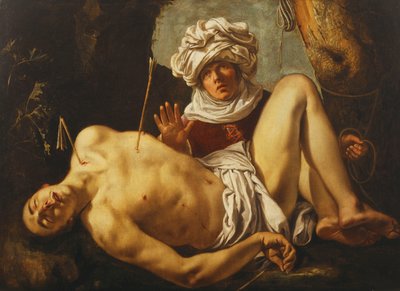 Der heilige Sebastian wird von Irene gepflegt, 161- von Cornelius de Beer