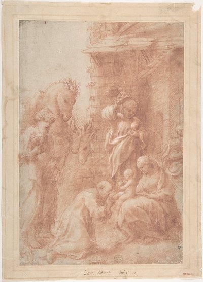 Die Anbetung der Könige von Correggio