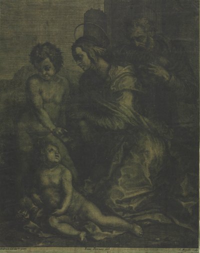 Die Heilige Familie mit dem Heiligen Johannes von Cosimo Mogalli