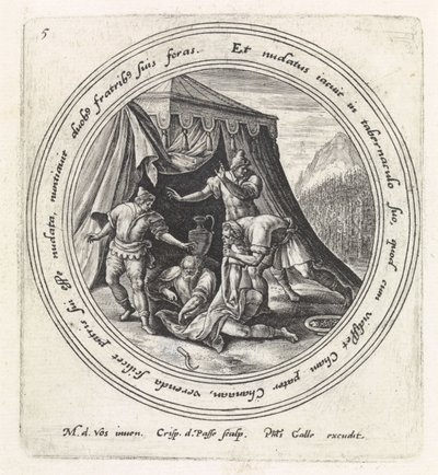 Trunkenheit von Noah von Crispijn van de Passe (I)