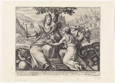 Europa Die vier Erdteile (Serientitel) von Crispijn van de Passe (I)