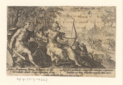 Meleager und Atalanta von Crispijn van de Passe (I)