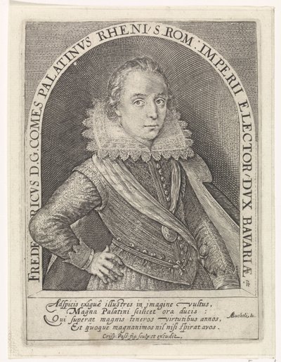 Porträt von Friedrich V., Kurfürst der Pfalz, König von Böhmen von Crispijn van de Passe (I)