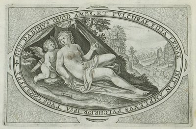 Venus (Götter und Göttinnen im Urteil des Paris) von Crispijn van de Passe (I)