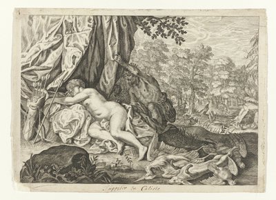 Jupiter und Kallisto von Crispijn van de Passe (II) (attributed to)