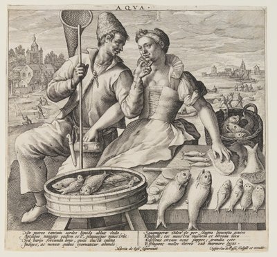 Wasser, aus Die Elemente von Crispijn van de Passe I