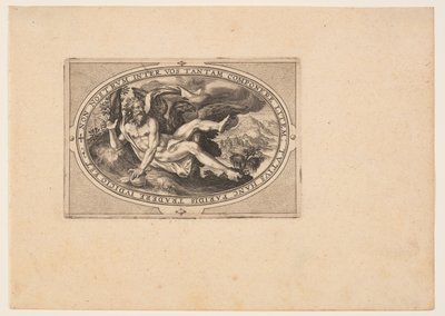 Jupiter, aus Götter und Göttinnen von Crispijn van de Passe I