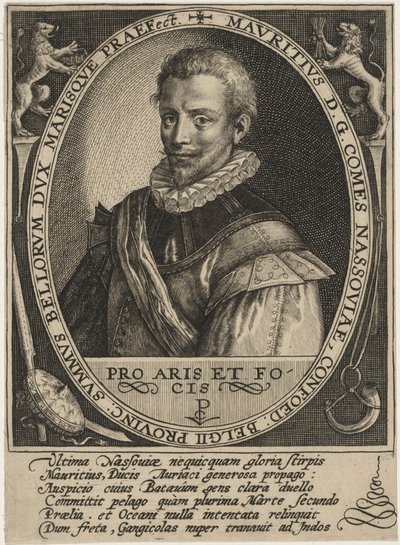Moritz von Nassau, Prinz von Oranien von Crispijn van de Passe I