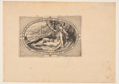 Minerva, aus Götter und Göttinnen von Crispijn van de Passe I