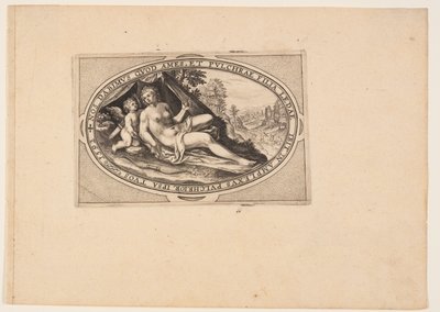 Venus, aus Götter und Göttinnen von Crispijn van de Passe I