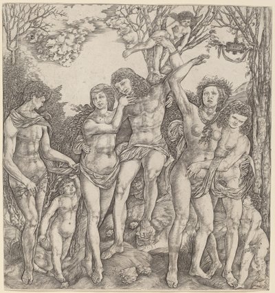 Allegorie der fleischlichen Liebe von Cristofano Robetta