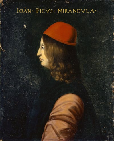 Porträt von Giovanni Pico della Mirandola, ca. 1560 von Cristofano dell Altissimo