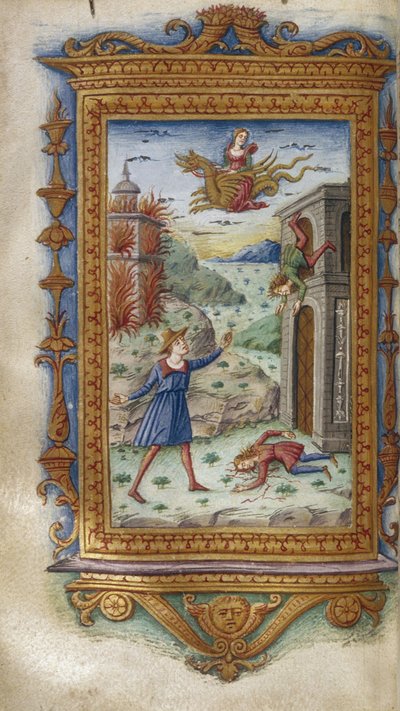 Tod der Söhne von Medea, Illustration für Die Heroiden von Ovid von Cristoforo Majorana