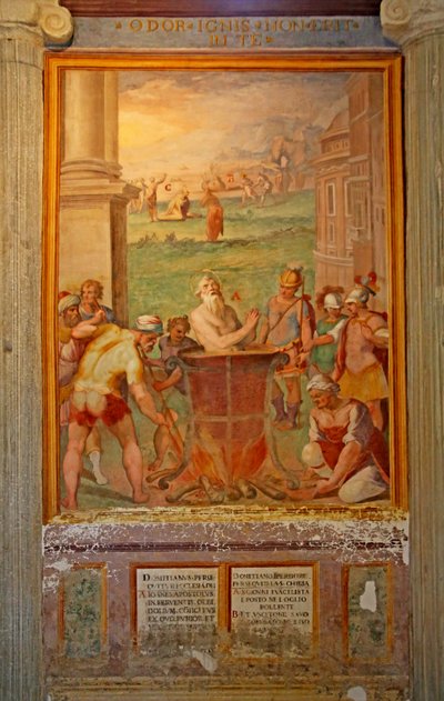 St. Johannes in Öl gekocht von Cristoforo and Tempesta, Antonio Roncalli