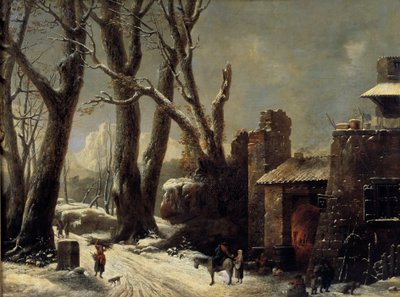 Erster Schnee im Piemont von César van Loo