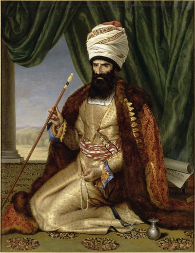 Porträt von Asker Khan, Botschafter Persiens, in Paris 1808, 1809 von Césarine Henriette Davin Mirvault