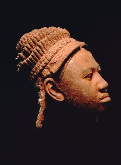 Yoruba-Kopf einer Königin, aus Ita Yemoo, Ife, Nigeria von Culture Yoruba