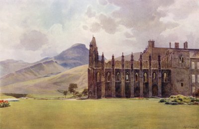 Die Abteikirche oder Königliche Kapelle in den Holyrood-Gärten von Cyril Ward
