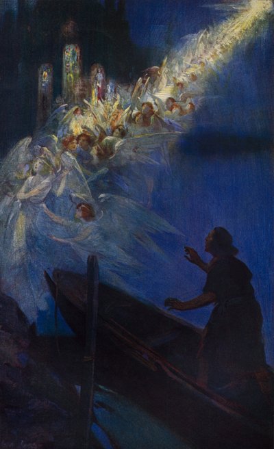 Die legendäre Weihe der Westminster Abbey: Die Vision des Fischers von Cyrus Cuneo