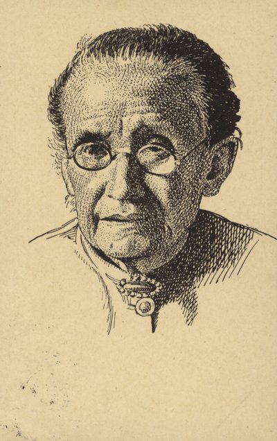 Eliška Krásnohorská (1847-1926), tschechische feministische Autorin von Czech School