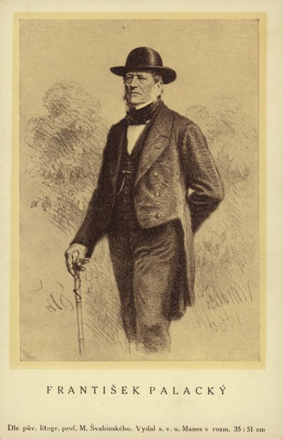 František Palacký (1798-1876), tschechischer Historiker und Politiker von Czech School