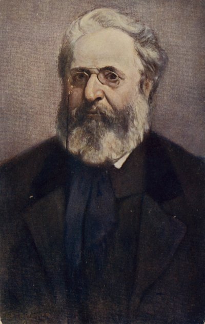 Jan Neruda (1834-1891), tschechischer Journalist und Dichter von Czech School