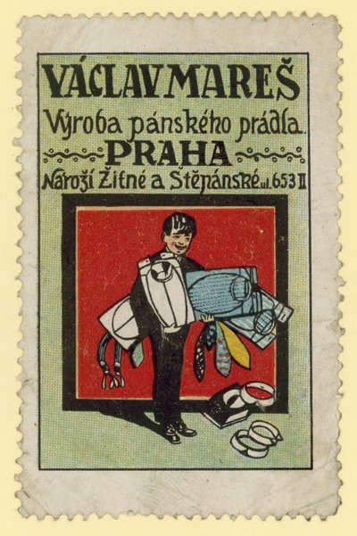 Vaclav Mares, Hersteller von Herrenbekleidung, Prag von Czech School