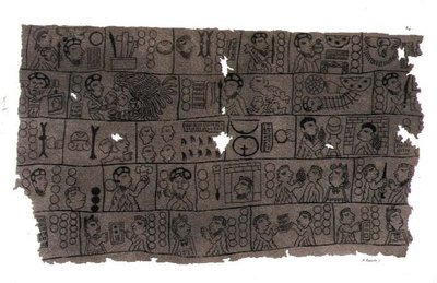 Christlicher Kalender im Hieroglyphen-Aztekenstil von D.K. (after) Bonatti